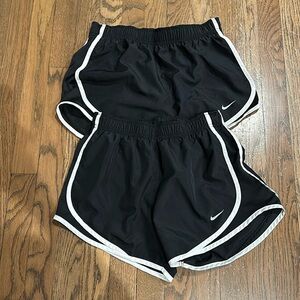 Two Pairs of Nike Dry Tempo Shorts - Small